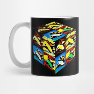 Cube Colorful Abstract Design Mug